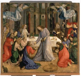 Het Laatste Avondmaal of de communie der apostelen, 1474